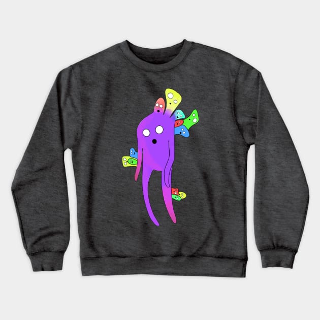 Monster Party Crewneck Sweatshirt by xaxuokxenx